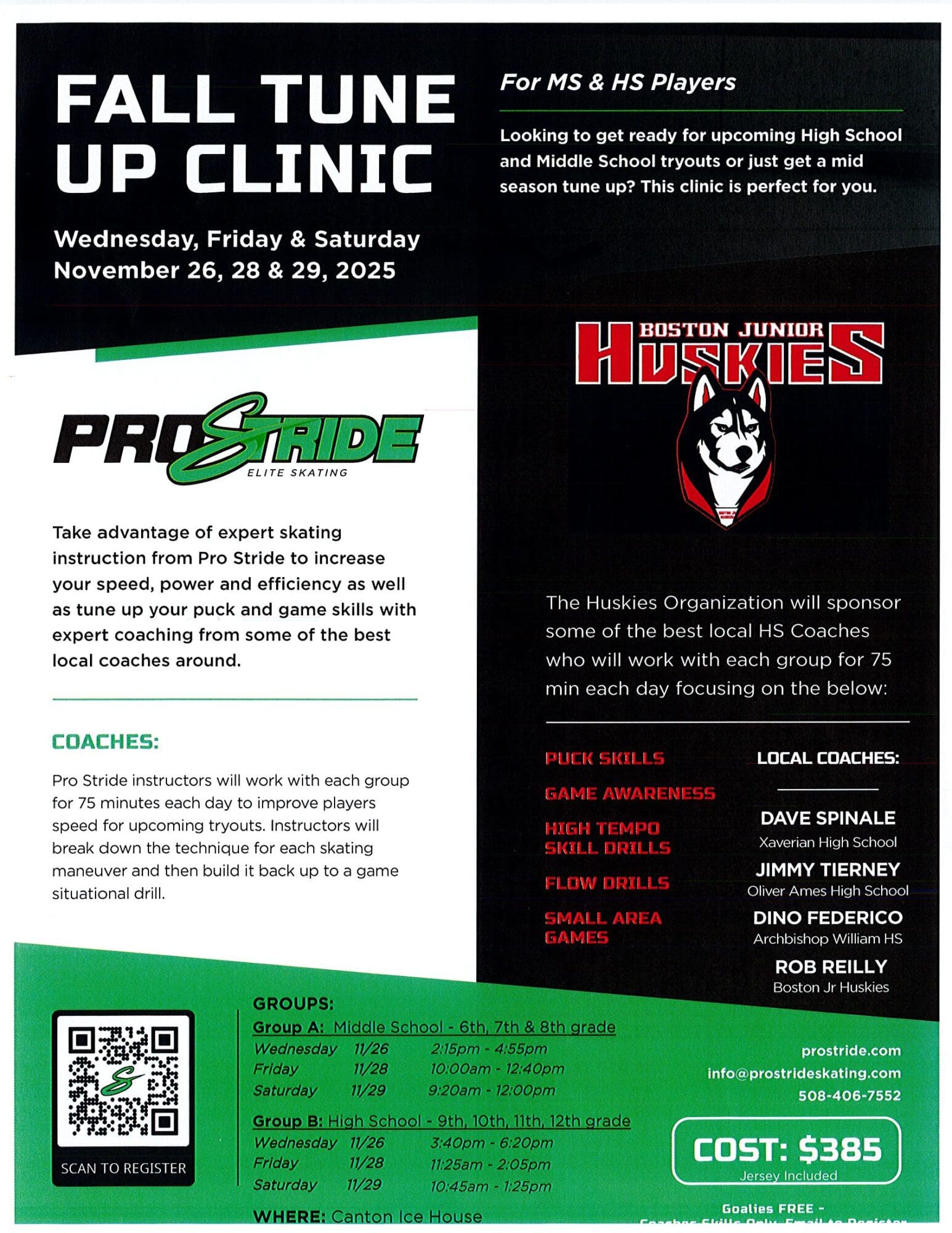 Fall Tune Up Clinic 2025-2